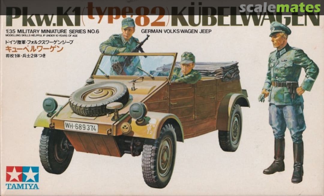 Boxart Pkw. K1 (type 82) Kübelwagen MM106 Tamiya