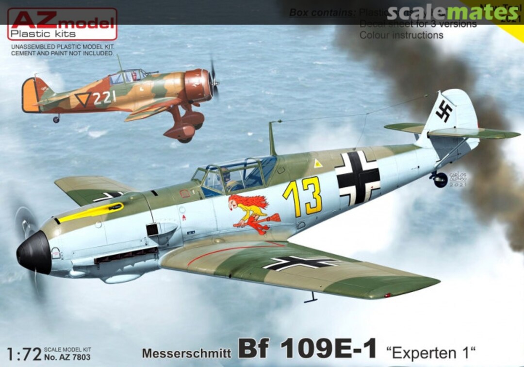 Boxart Messerschmitt Bf 109E-1 AZ7803 AZmodel