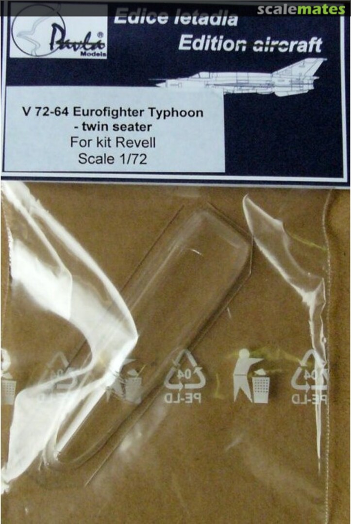 Boxart Eurofighter Typhoon - twin-seater V72-64 Pavla Models