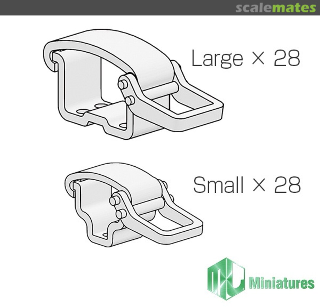 Boxart WWII German Clamp Set, Late Model, Disposable Type MJEZ35037 MJ Miniatures