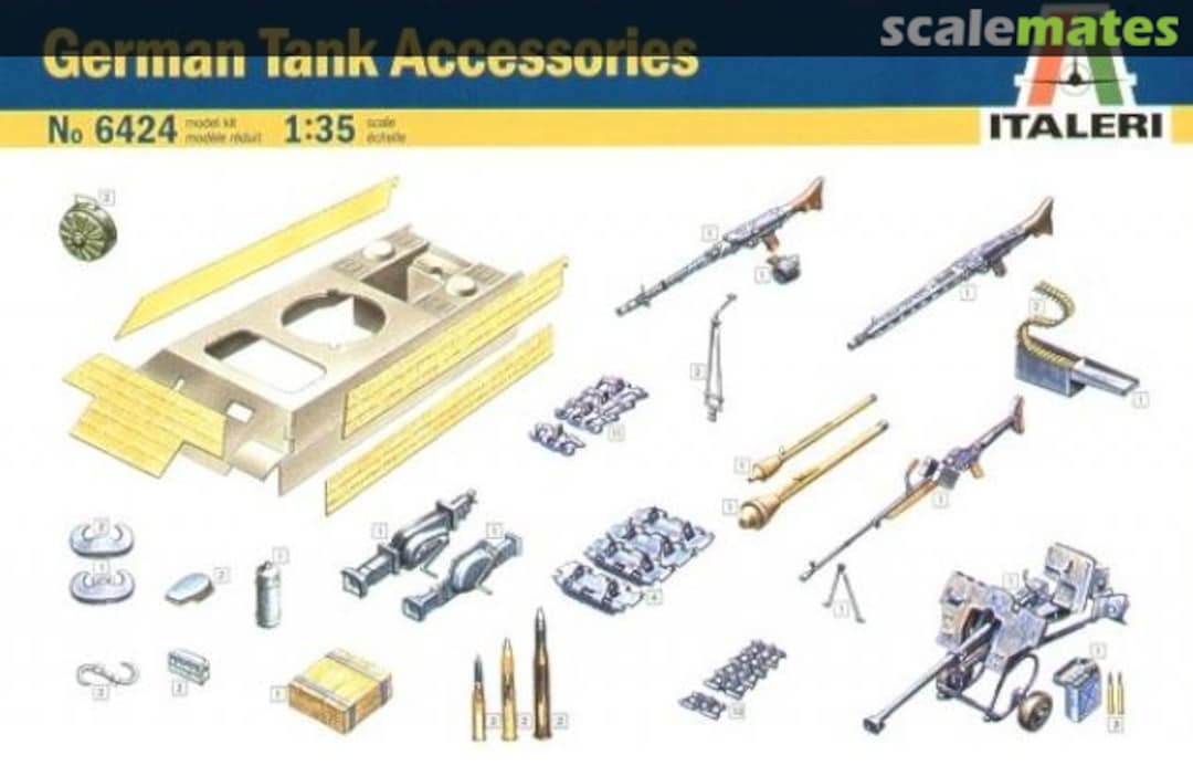 Boxart Tank Accessories 424 Italeri