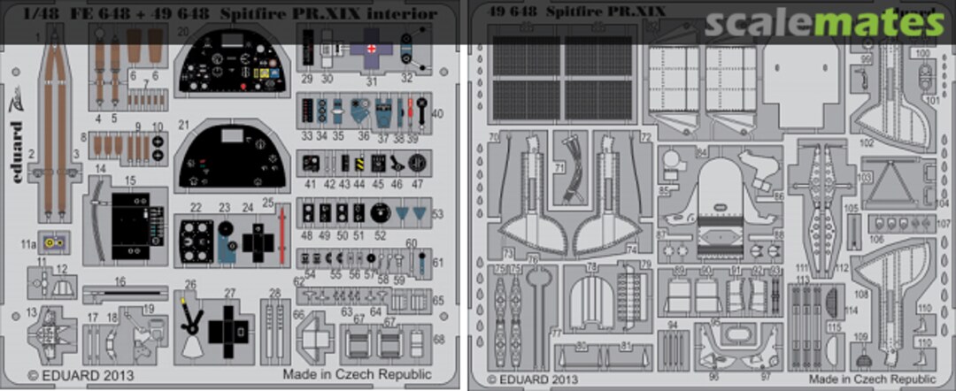 Boxart Spitfire PR.XIX Interior S.A. 49648 Eduard