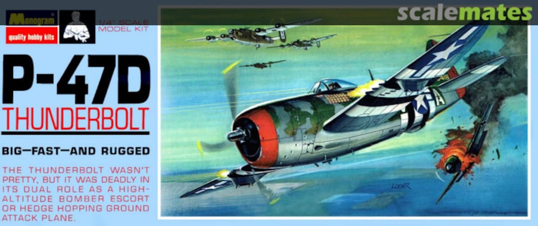 Boxart P-47D Thunderbolt PA187 Monogram