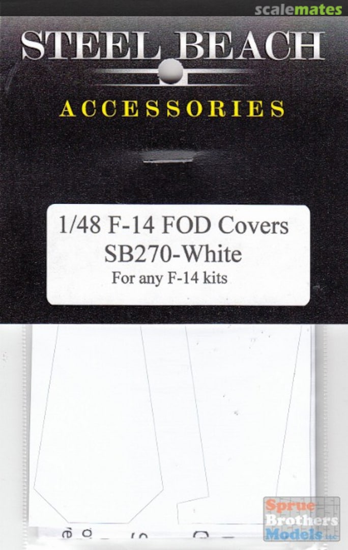 Boxart White F-14 Tomcat FOD Covers 49070 Steel Beach