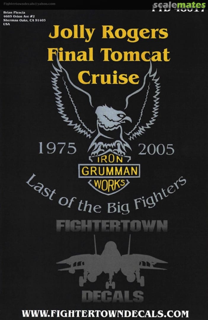 Boxart Jolly Rogers Final Tomcat Cruise 48017 Fightertown Decals