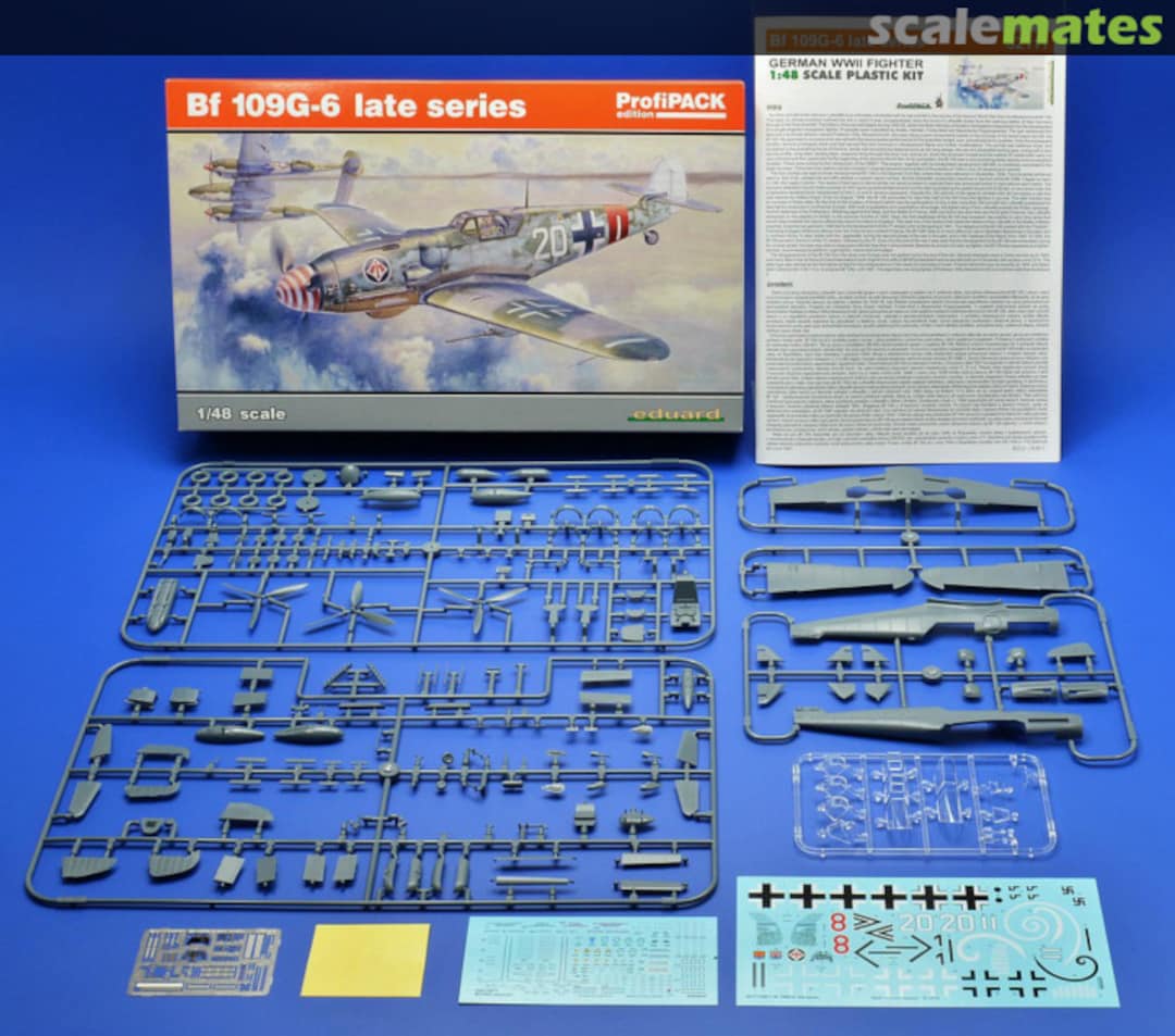 Contents Bf 109G-6 late series 82111 Eduard