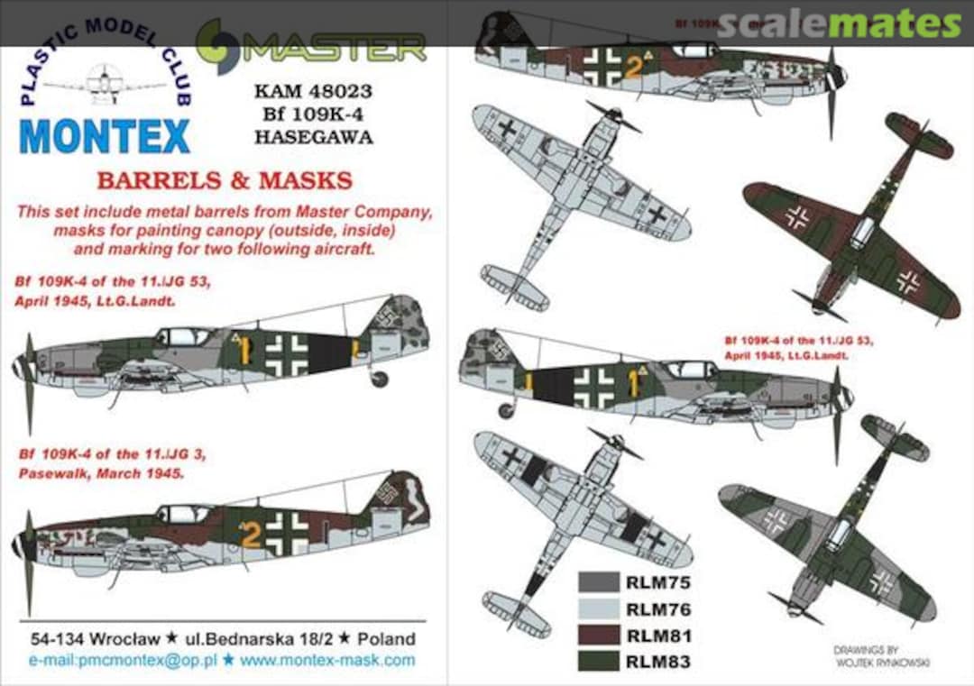 Boxart Bf 109K-4 KAM48023 Montex