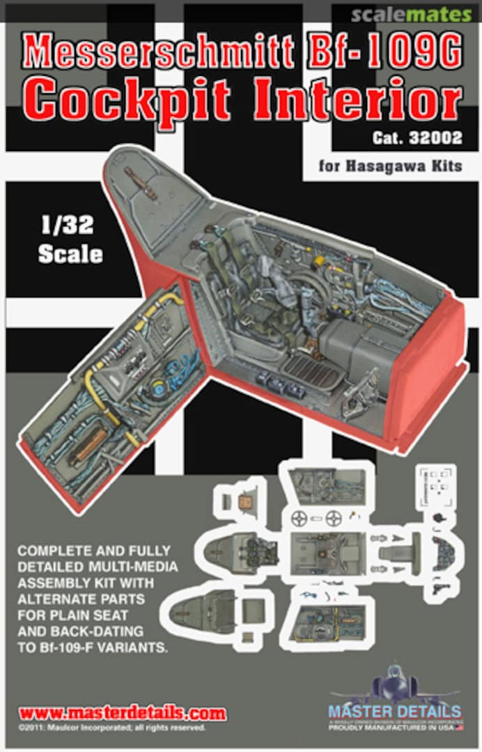 Boxart Bf 109G Cockpit Interior 32002 Master Details