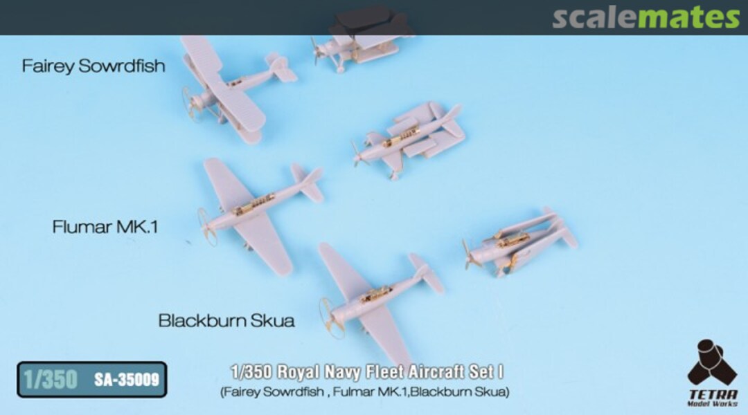 Boxart Royal Navy Fleet Aircraft Set I SA-35009 Tetra Model Works