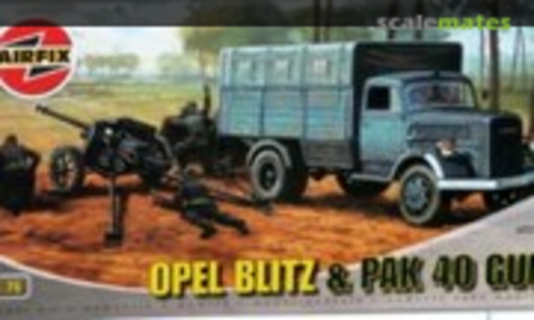 1:76 Opel Blitz &amp; Pak 40 Gun (Airfix A02315)