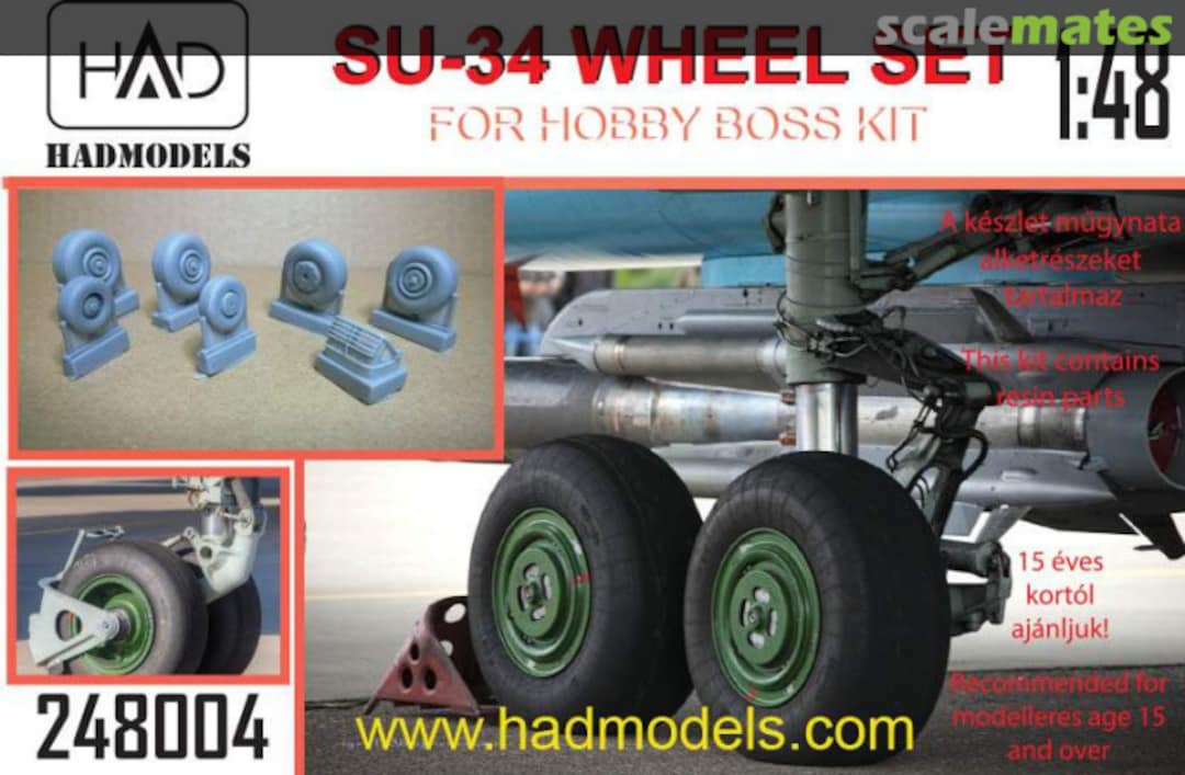 Boxart Su-34 wheel set 248004 HADmodels 