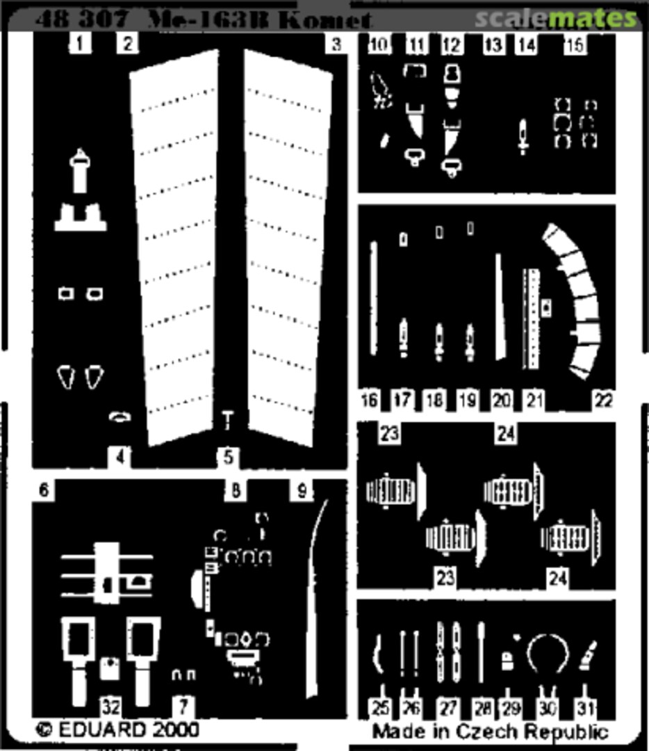 Boxart Me 163B Komet 48307 Eduard