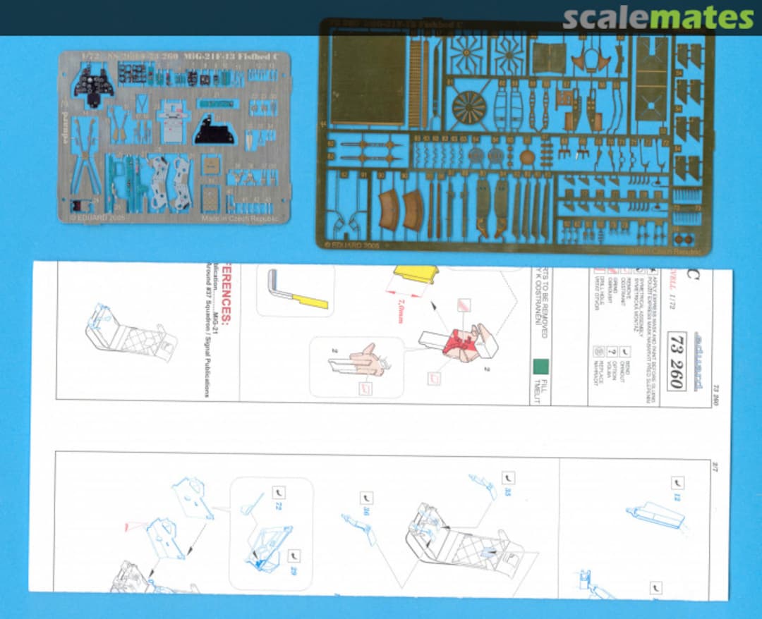 Contents MiG-21F-13 Fishbed C 73260 Eduard