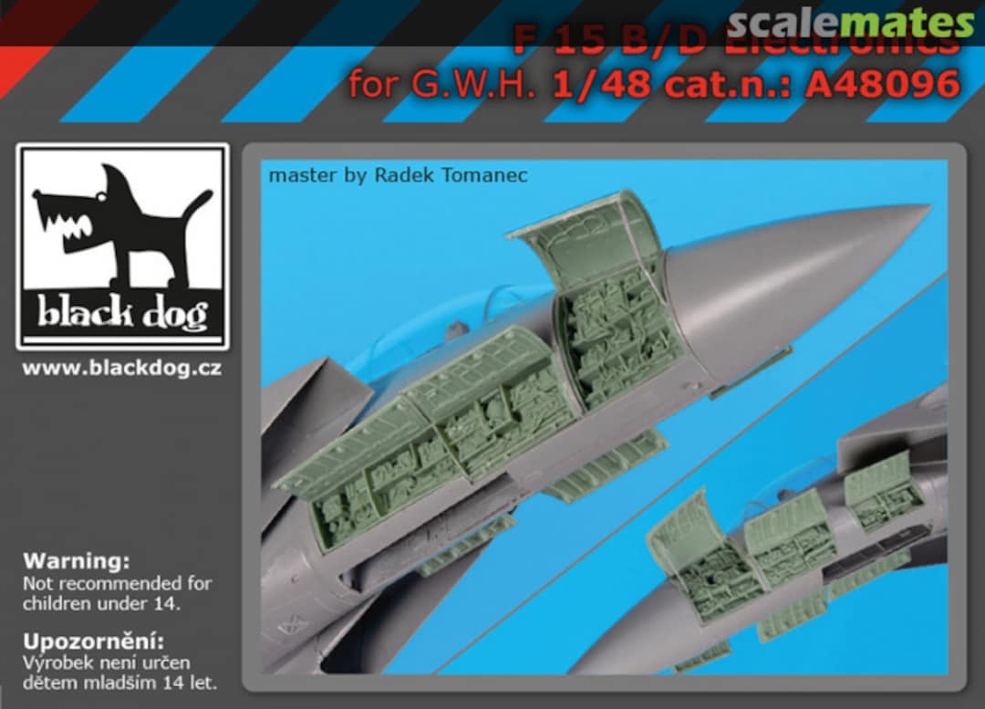 Boxart F-15 B/D Electronics A48096 Black Dog