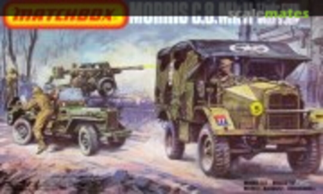 1:76 Morris C.8 MkII &amp; 17pdr Gun &amp; Willys Jeep (Matchbox PK-172)