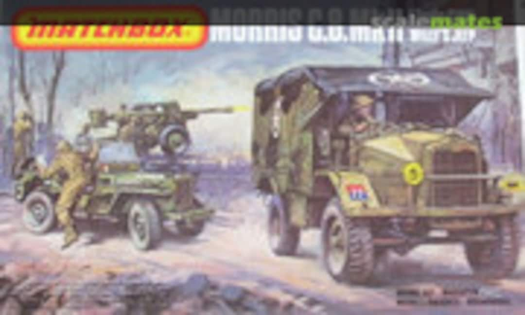 1:76 Morris C.8 MkII &amp; 17pdr Gun &amp; Willys Jeep (Matchbox PK-172)