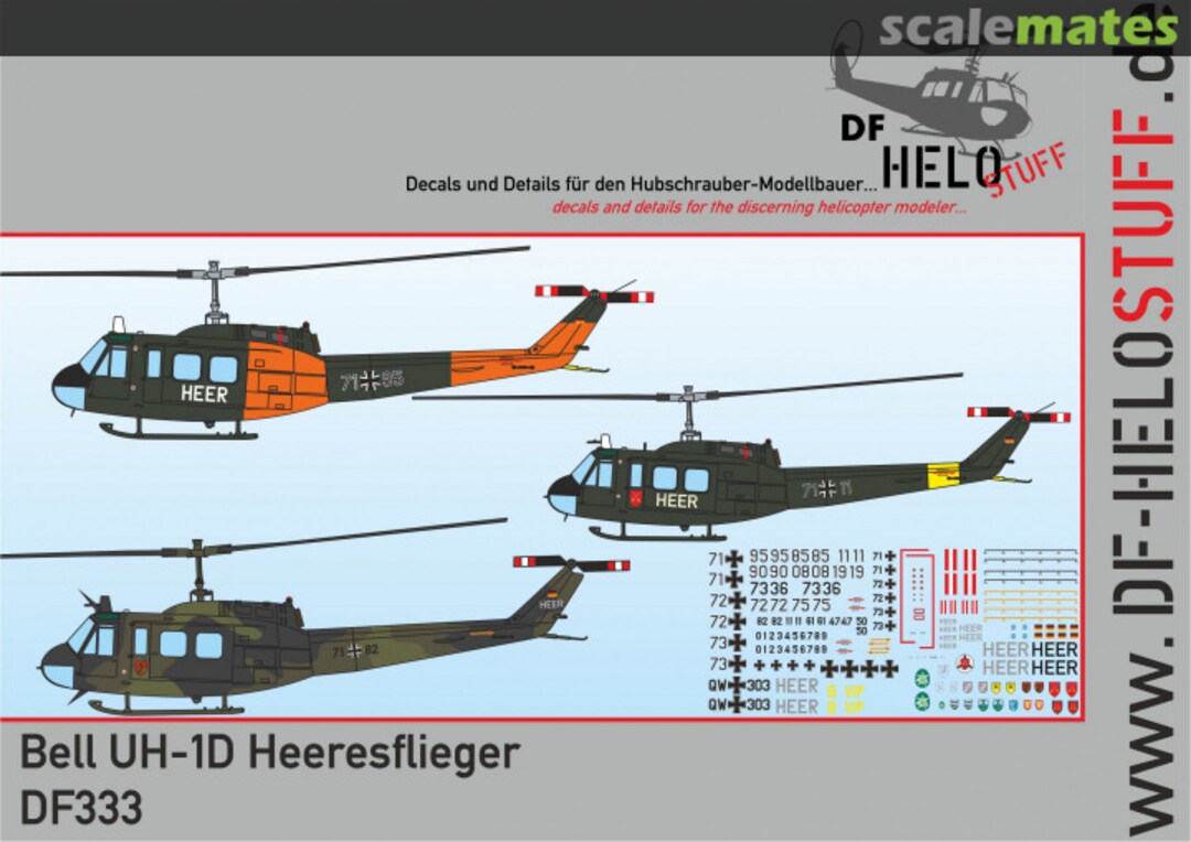 Boxart Bell UH-1D Heeresflieger DF33372 DF HeloStuff