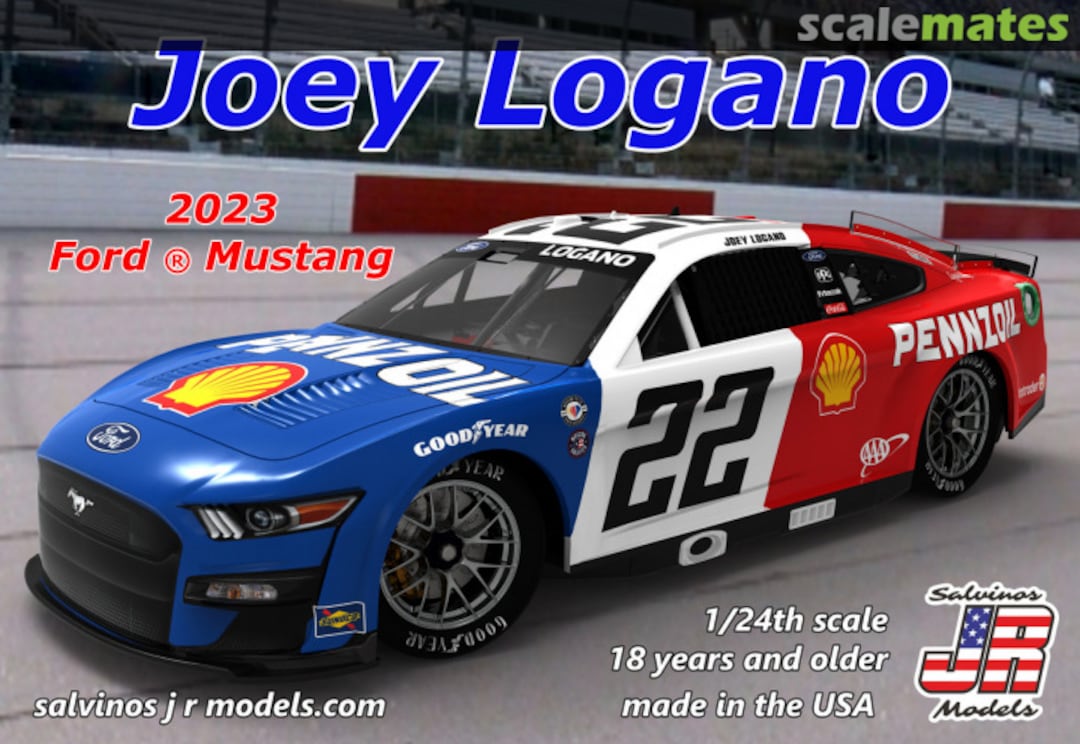 Boxart 2023 Ford Mustang PF2023JLD Salvinos JR Models