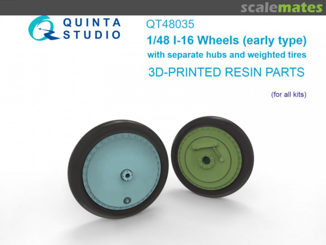 Boxart I-16 wheels (early type)  QT48035 Quinta Studio