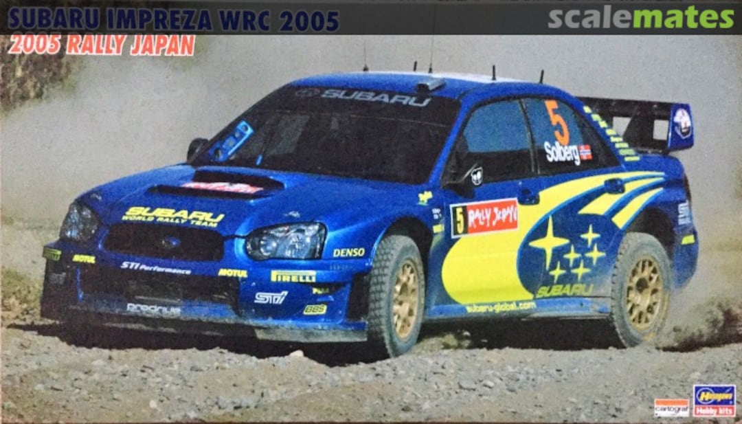 Boxart Subaru Impreza WRC 2005 20225 Hasegawa