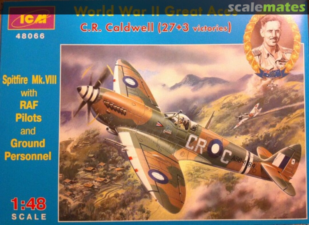 Boxart Spitfire Mk.VIII 48066 ICM