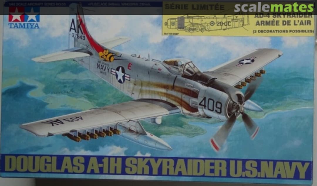 Boxart AD-4 Skyraider 61058F Tamiya