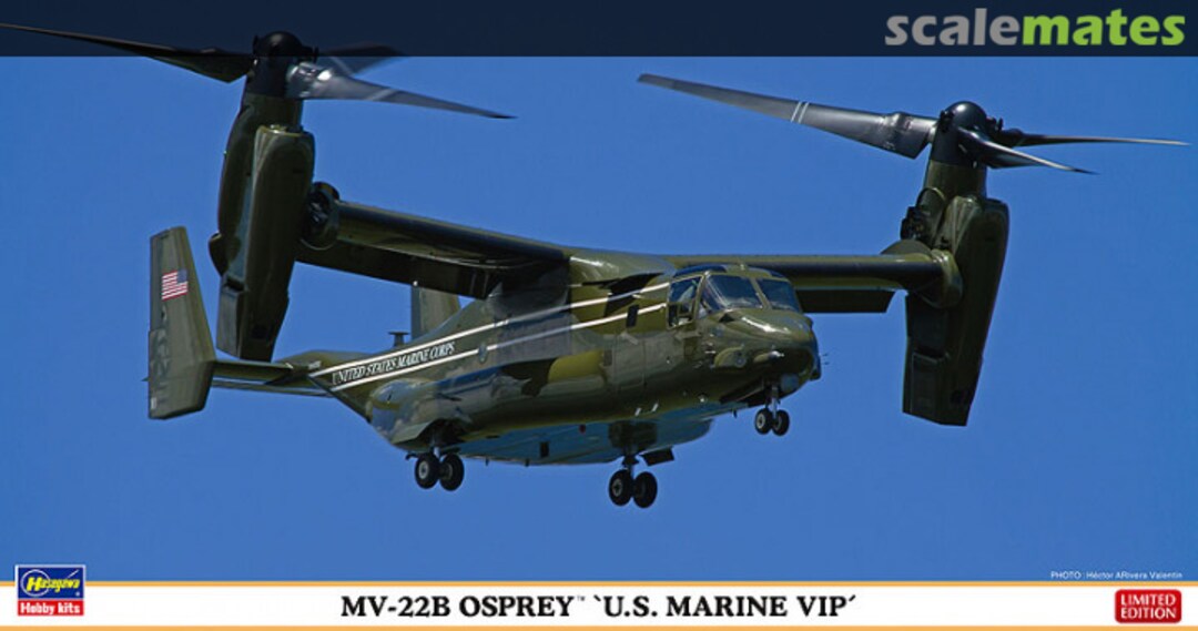 Boxart MV-22B Osprey `U.S. Marine VIP´ 02159 Hasegawa