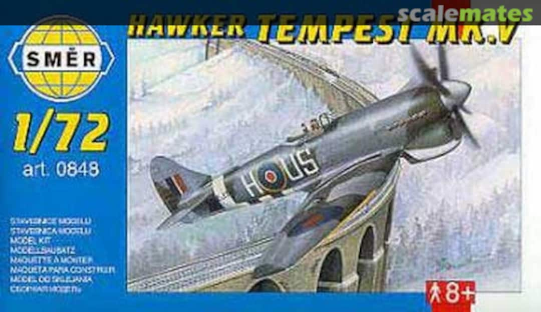 Boxart Hawker Tempest Mk.V 848 Směr