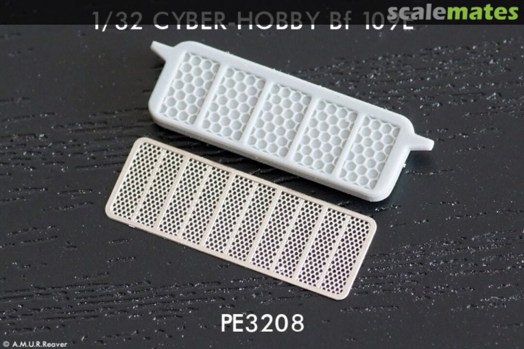 Boxart Oil cooler meshes for Bf109E PE3208 A.M.U.R. Reaver