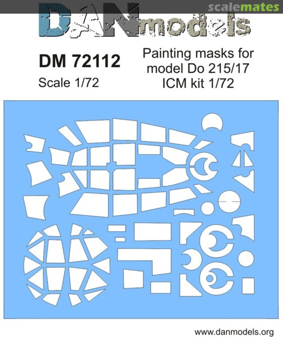 Boxart Painting mask for Do 215/17 DM72112 DANmodels