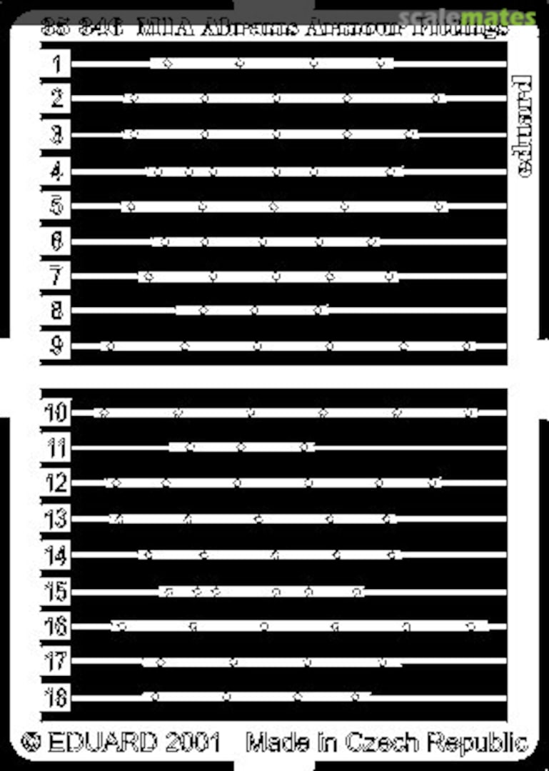 Boxart M-1A armour fittings 35346 Eduard