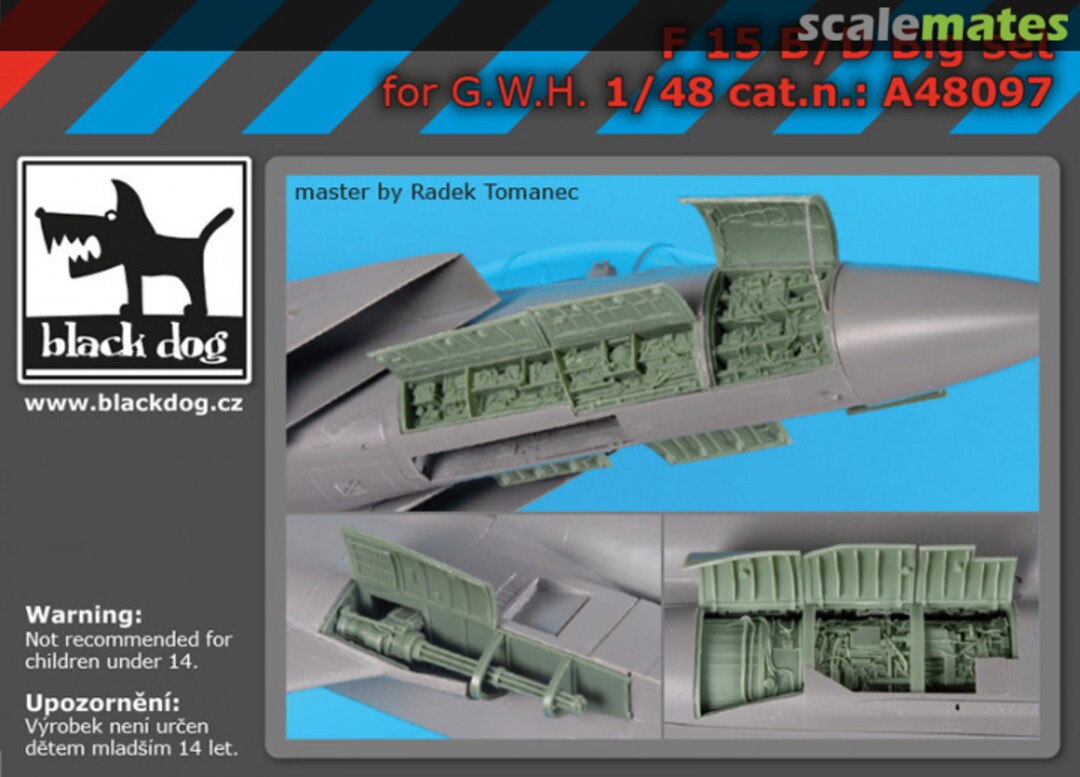 Boxart F-15 B/D Big Set A48097 Black Dog