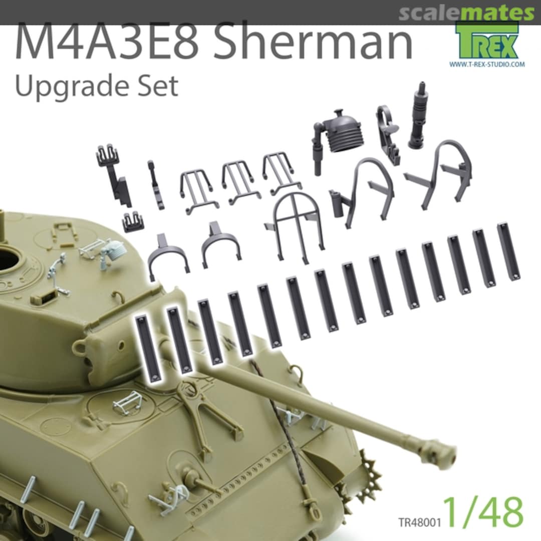 Boxart M4A3E8 upgrade set TR48001 T-Rex Studio