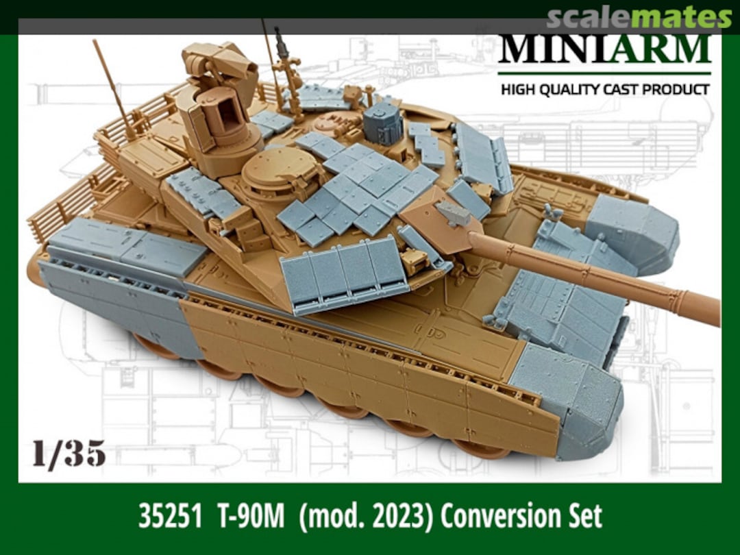 Boxart T-90M (mod. 2023) Conversion Set & Correct Set 35251 Miniarm