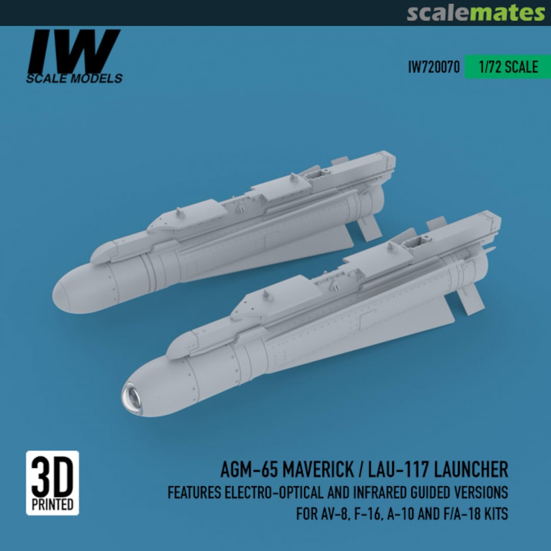 Boxart AGM-65 Maverick LAU-117 Launcher IW720070 IW Scale Models