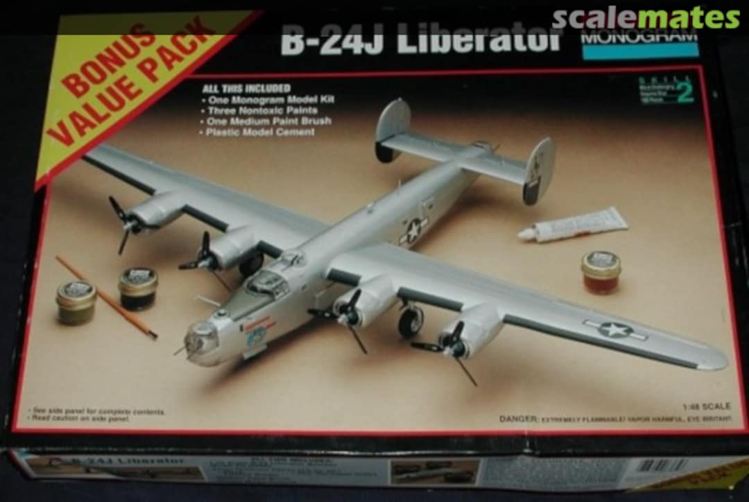 Boxart B-24J Liberator 6385 Monogram