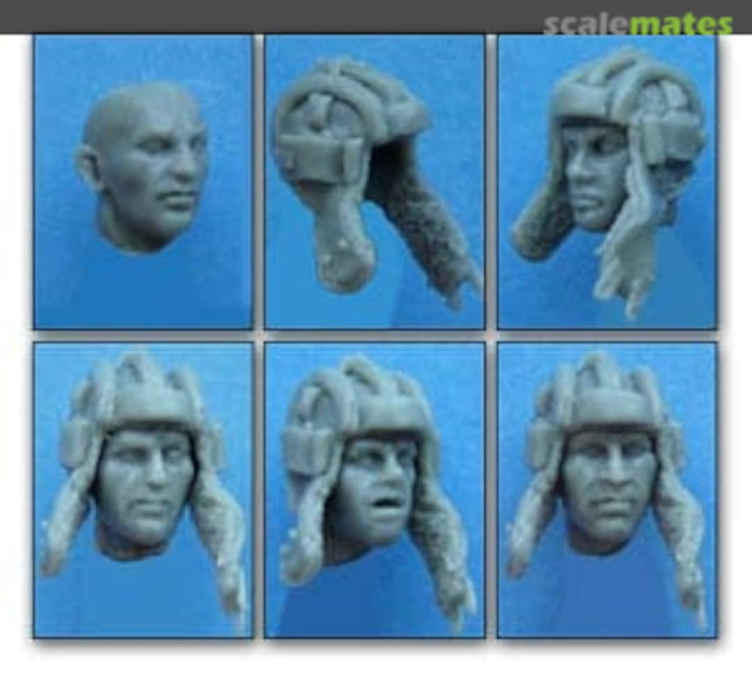 Boxart Soviet Tankmen Head Set #7 TA098 Tank