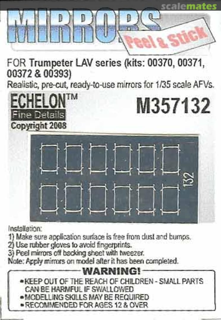 Boxart LAV Series Mirrors M357132 Echelon Fine Details