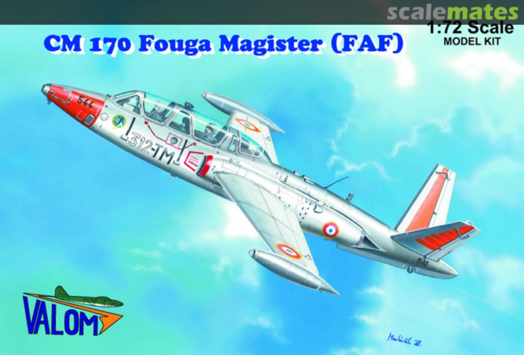 Boxart Fouga CM.170 Magister 72083 Valom