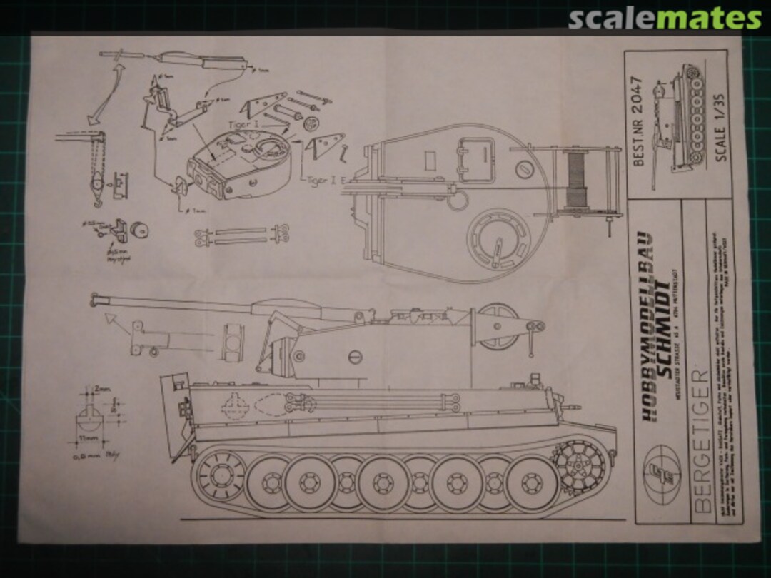 Boxart Bergetiger 2047 Hobbymodellbau Schmidt