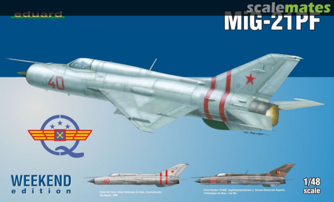 Boxart MiG-21PF 84127 Eduard