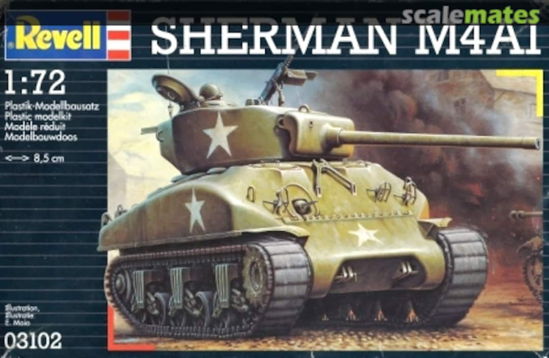 Boxart Sherman M4A1 03102 Revell