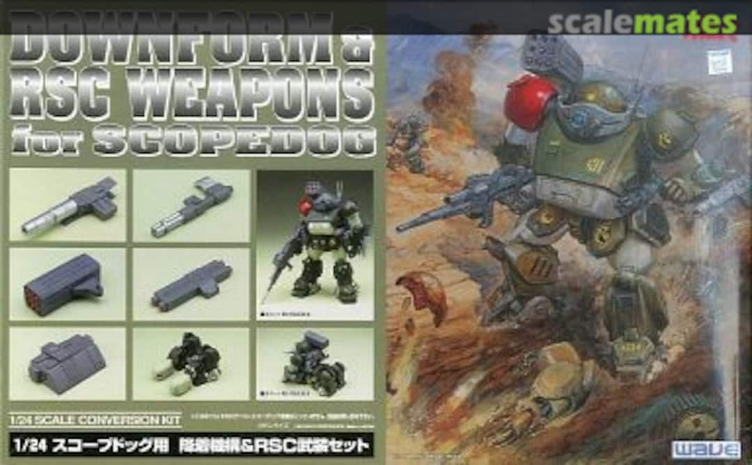 Boxart Downform & RSC Weapons for Scopedog BK-65 Wave Corporation