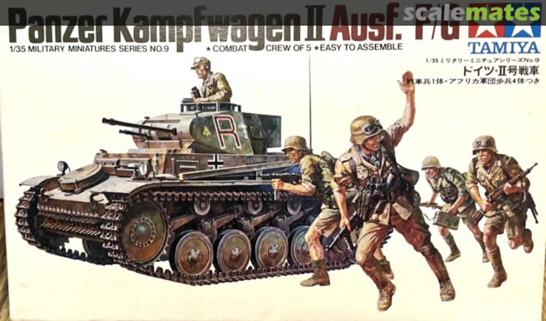 Boxart Panzerkampfwagen II Ausf. F/G MM109 Tamiya