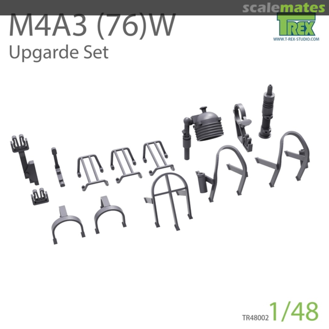 Boxart M4A3 (76)W upgrade set TR48002 T-Rex Studio