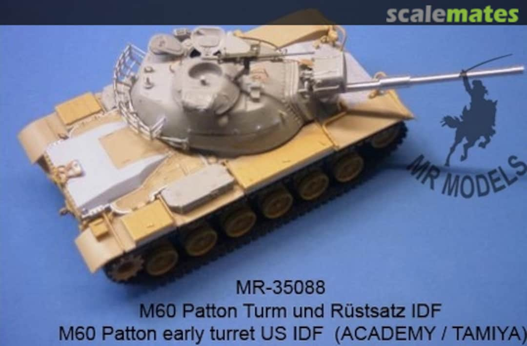 Boxart M60 Patton early turret US IDF MR-35088 MR Modellbau