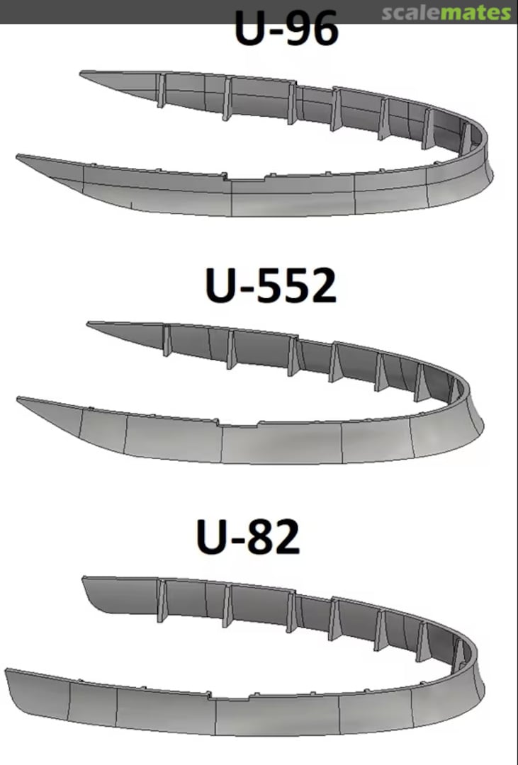 Boxart Tower repair set for U-82 SKU-L-82 RC Subs