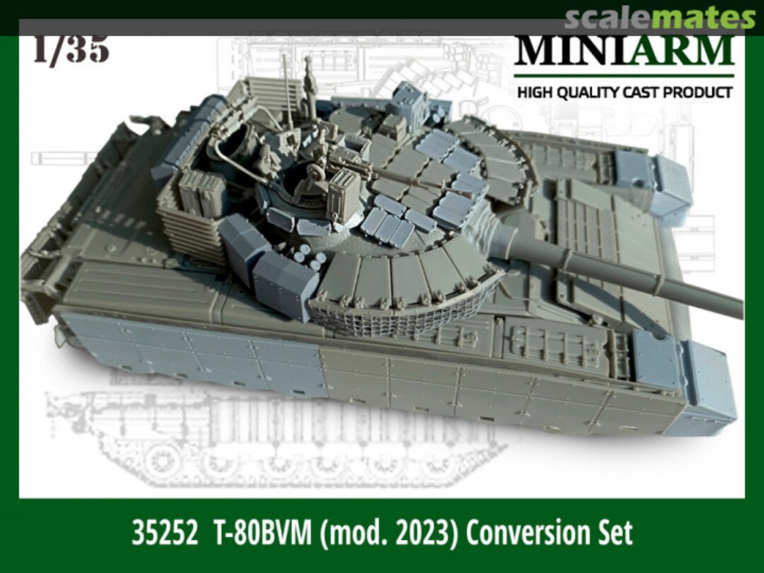 Boxart T-80BVM (mod. 2023) Conversion Set 35252 Miniarm