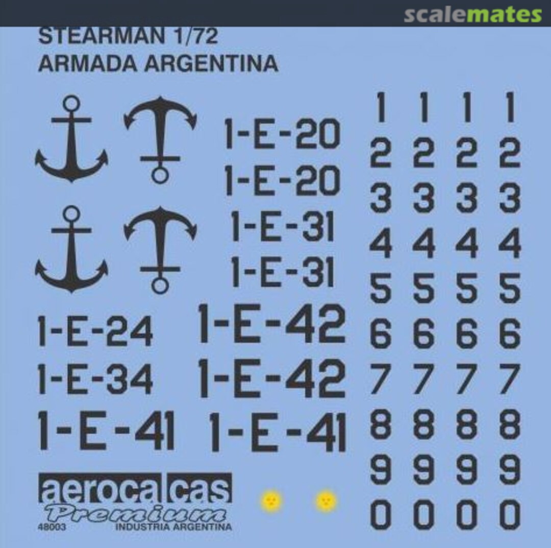 Boxart Stearman Armada Argentina (72003) AEROPRE-08 Aerocalcas Argentinas