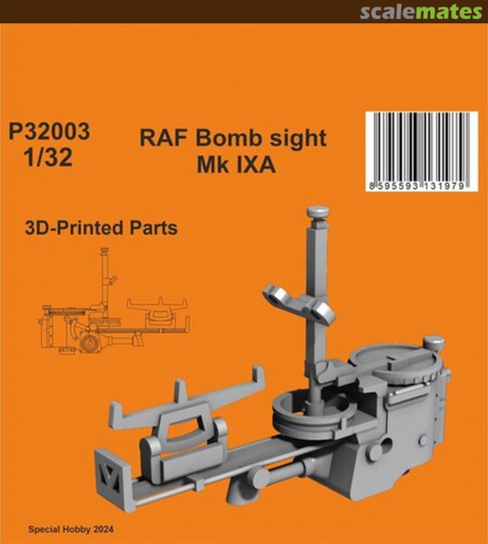 Boxart RAF Bomb sight Mk IXA P32003 CMK